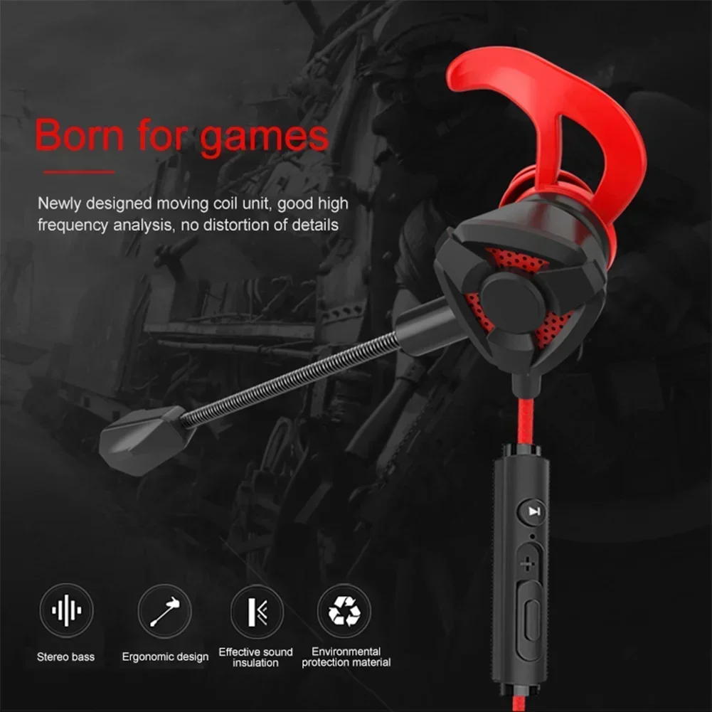 Esports Gaming Earbuds - Гарнитура, геймерские наушники, проводные наушники, игровые
