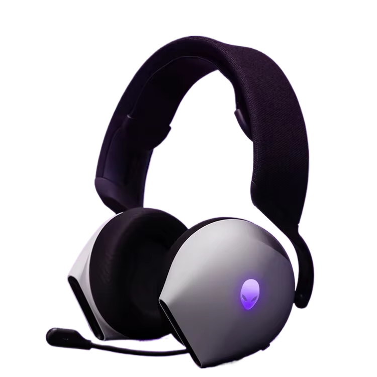 Esports Gaming Headset - Игровая гарнитура Alienware AW520H черно-белая, проводная,