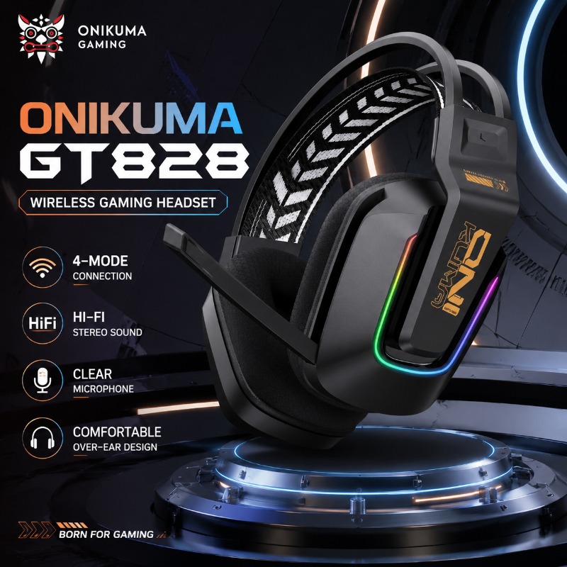Игровая гарнитура ONIKUMA GT82 – обзор и цена Esports Gaming Headset